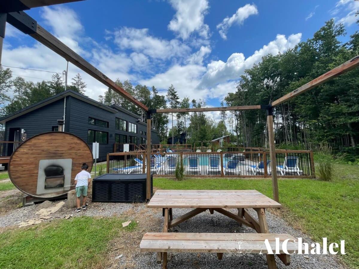 Chalet Bellevue Luxe Avec Spa Et Local A Velo Pont-Rouge Eksteriør billede