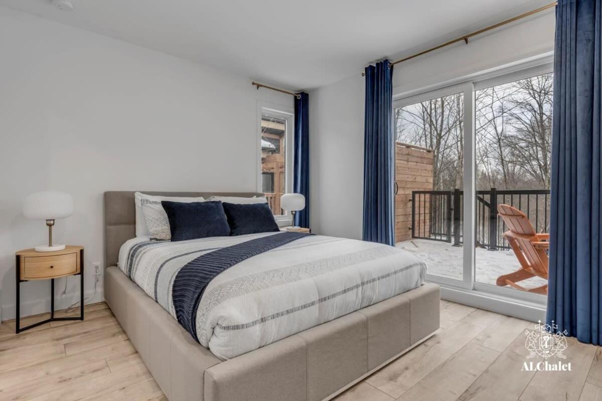 Chalet Bellevue Luxe Avec Spa Et Local A Velo Pont-Rouge Eksteriør billede