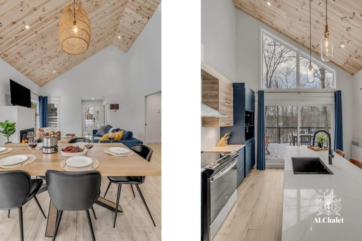 Chalet Bellevue Luxe Avec Spa Et Local A Velo Pont-Rouge Eksteriør billede