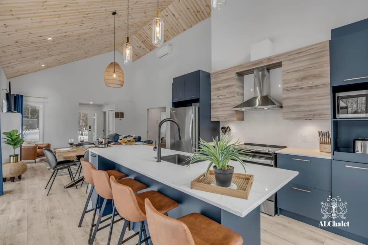 Chalet Bellevue Luxe Avec Spa Et Local A Velo Pont-Rouge Eksteriør billede