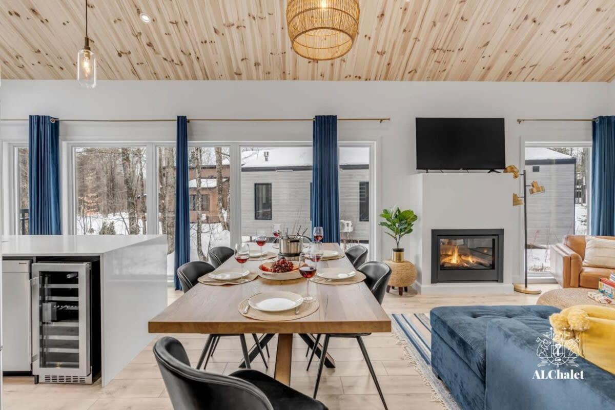 Chalet Bellevue Luxe Avec Spa Et Local A Velo Pont-Rouge Eksteriør billede